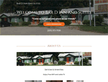 Tablet Screenshot of bardinnandsuites.com